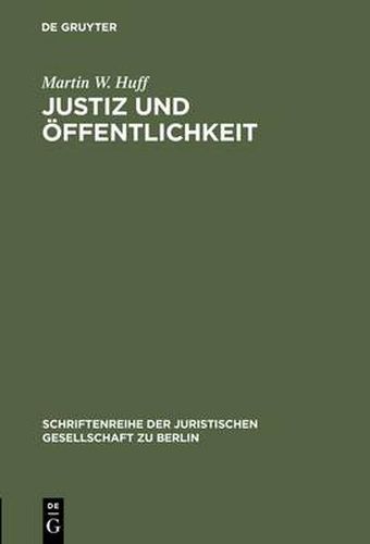 Cover image for Justiz und OEffentlichkeit