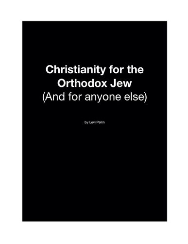 Cover image for Christianity for the Orthodox Jew