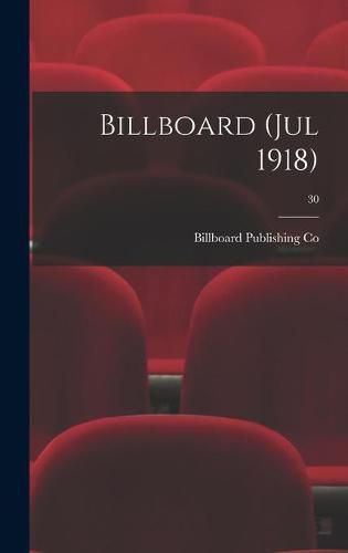 Cover image for Billboard (Jul 1918); 30