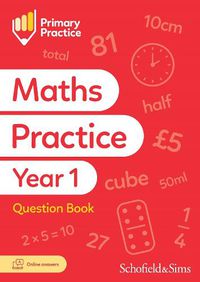 Cover image for Primary Practice Maths Year 1 Question Book, Ages 5-6