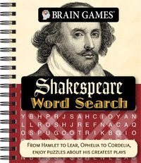 Cover image for Brain Games - Shakespeare Word Search