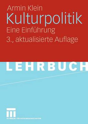 Cover image for Kulturpolitik: Eine Einfuhrung