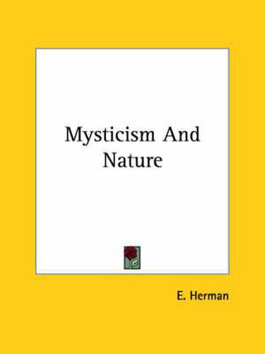 Cover image for Mysticism and Nature