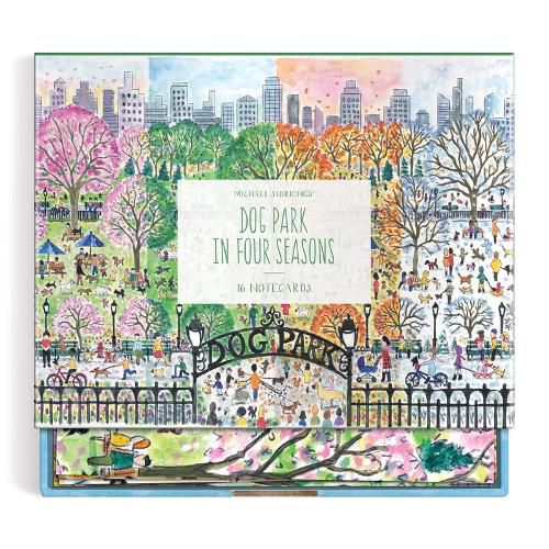 Cover image for Michael Storrings Dog Park in Four Seasons Greeting Card Assortment