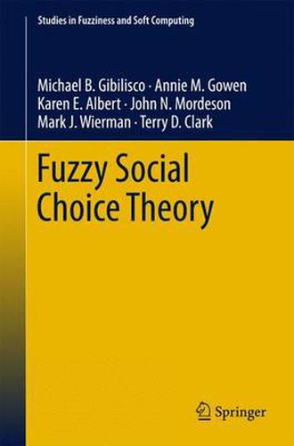 Fuzzy Social Choice Theory