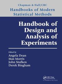 Cover image for Handbook of Design and Analysis of Experiments