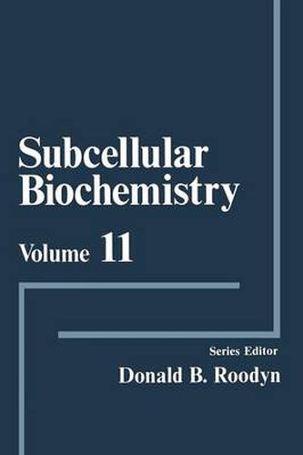 Cover image for Subcellular Biochemistry