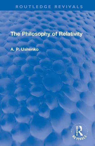 Cover image for The Philosophy of Relativity