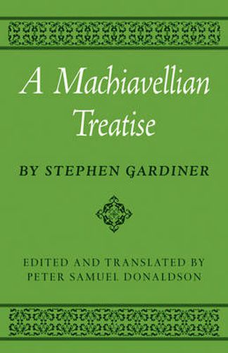 Cover image for A Machiavellian Treatise