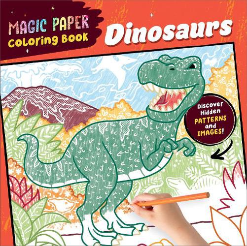 Cover image for Magic Paper Coloring Book Dinosaurs