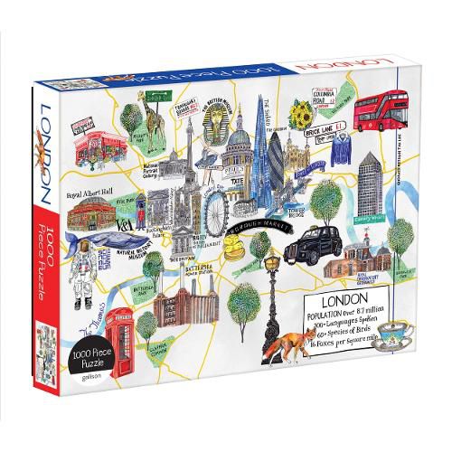 Cover image for London Map 1000 Piece Puzzle