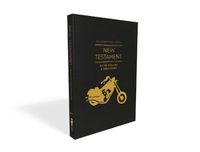 Cover image for NIV, New Testament with Psalms and Proverbs, Pocket-Sized, Paperback, Black Motorcycle, Comfort Print