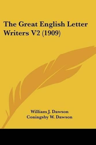 The Great English Letter Writers V2 (1909)