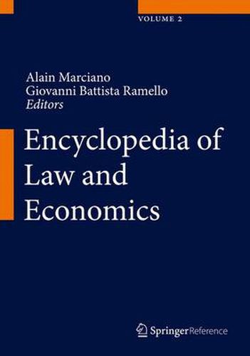 Encyclopedia of Law and Economics