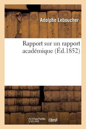 Rapport Sur Un Rapport Academique