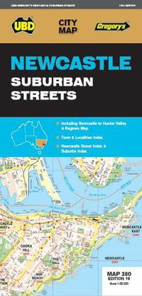 Cover image for Newcastle Suburban Streets Map 280 19th ed