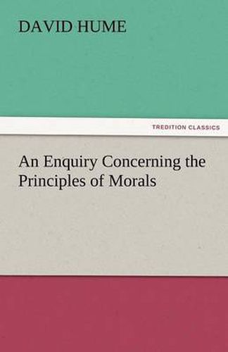 Cover image for An Enquiry Concerning the Principles of Morals