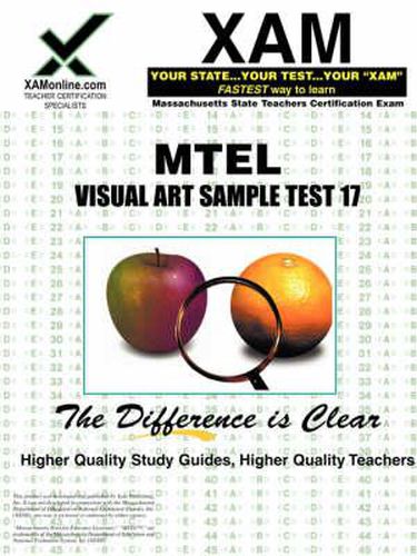 Cover image for MTEL Visual Art Sample Test 17 Teacher Certification Test Prep Study Guide