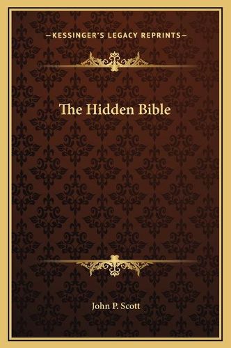 Cover image for The Hidden Bible