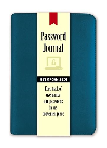Cover image for Password Journal: Caribbean Blue