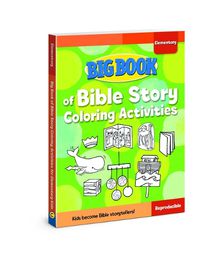 Cover image for Big Book of Bible Story Coloring Activities for Elementary Kids