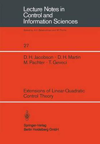 Extensions of Linear-Quadratic Control Theory