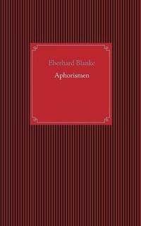 Cover image for Aphorismen