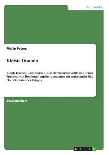 Cover image for Kleists Dramen