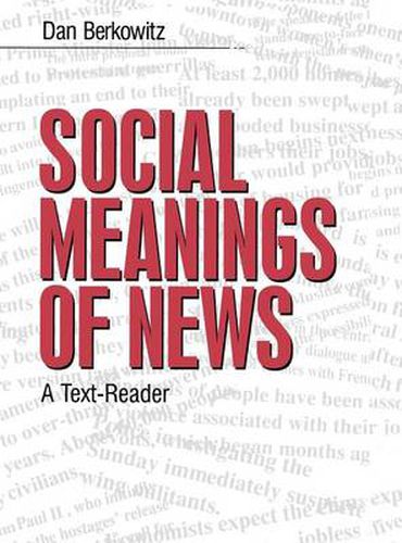 Cover image for Social Meanings of News: A Text-reader