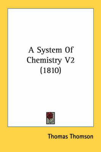 A System of Chemistry V2 (1810)