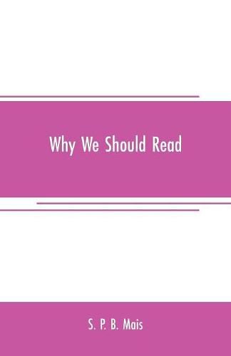 Cover image for Why we should read