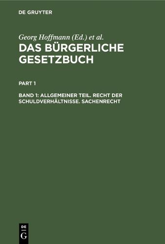 Allgemeiner Teil. Recht Der Schuldverhaltnisse. Sachenrecht