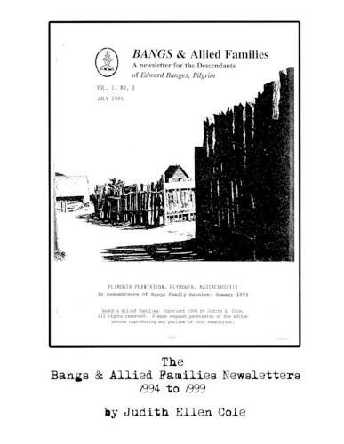 Cover image for Bangs and Allied Families Newsletters