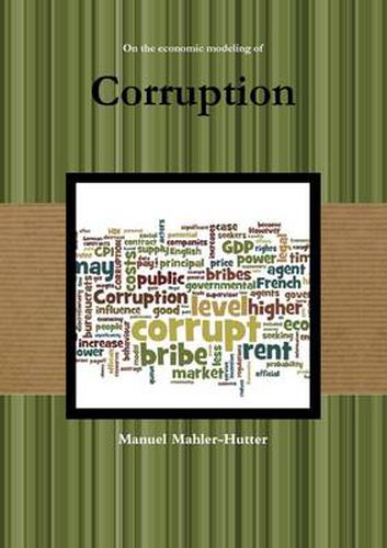 Cover image for On the Economic Modeling of Corruption