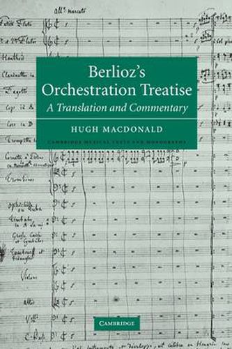 Cover image for Berlioz's Orchestration Treatise: A Translation and Commentary