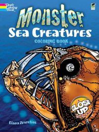Cover image for Monster Sea Creatures Coloring Book