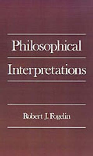 Cover image for Philosophical Interpretations