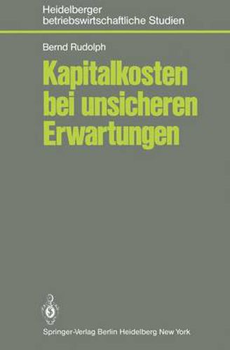 Cover image for Kapitalkosten bei Unsicheren Erwartungen