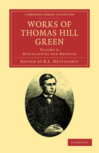 Cover image for Works of Thomas Hill Green