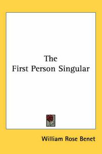 Cover image for The First Person Singular