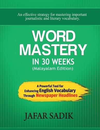 Cover image for WORD MASTERY in 30 Weeks (Malayalam Edition)