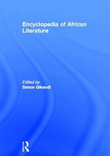 Cover image for Encyclopedia of African Literature