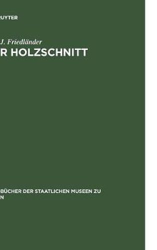 Cover image for Der Holzschnitt