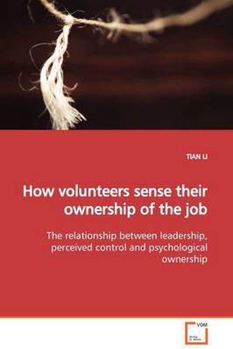 Cover image for How Volunteers Sense Their Ownership of the Job