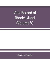 Cover image for Vital record of Rhode Island