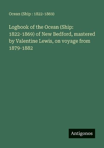 Cover image for Logbook of the Ocean (Ship