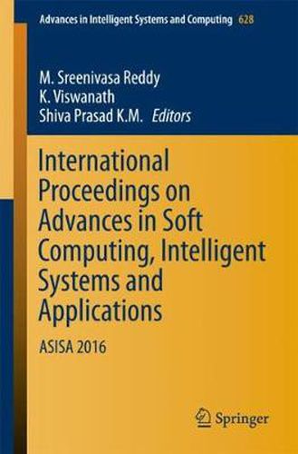 Cover image for International Proceedings on Advances in Soft Computing, Intelligent Systems and Applications: ASISA 2016