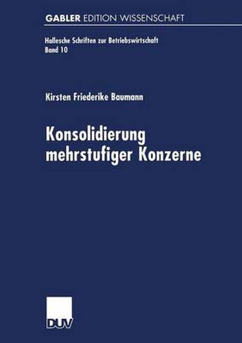 Cover image for Konsolidierung Mehrstufiger Konzerne