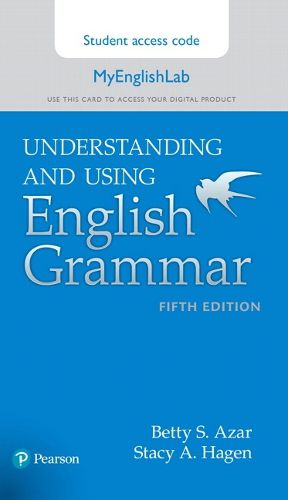 Cover image for Understanding and Using English Grammar, MyLab English Access Code Card