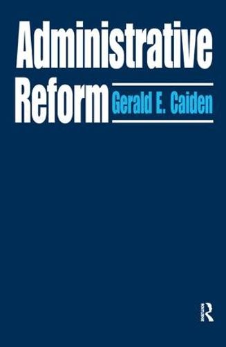 Cover image for Administrative Reform